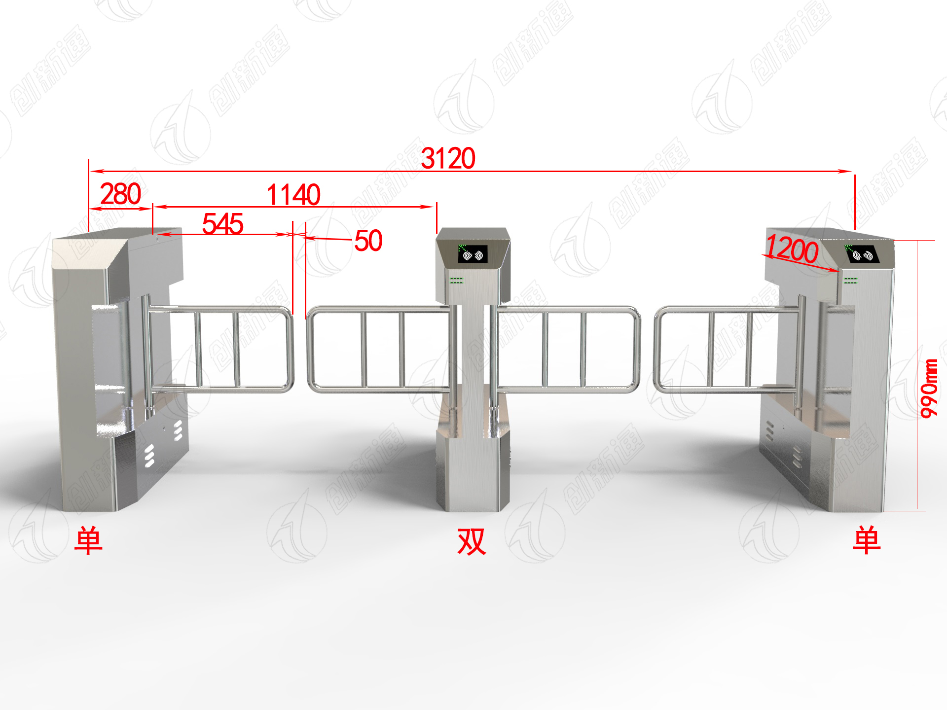 創(chuàng)新通擺閘